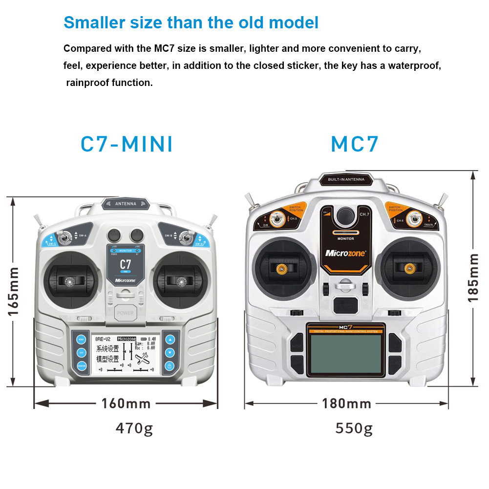 MicroZone MC7 Controller C7 MI - Drone Gimbal Controller recensione e prezzo